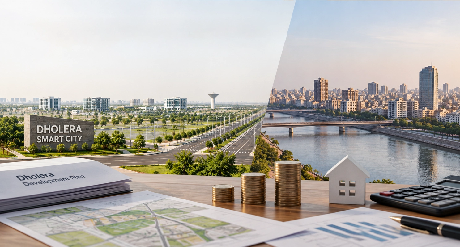Dholera Smart City Plot Price vs Ahmedabad Property Rates: A Cost Comparison